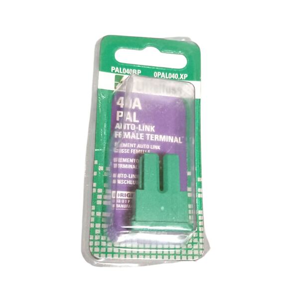 Littelfuse 40A PAL (PAL040BP) OPAL040.XP Auto-Link Female Terminal Fuse Green - Picture 2 of 3
